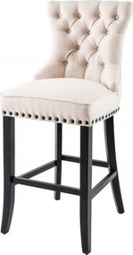 Set 2 scaune de bar stil baroc Castle bej