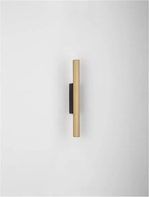 Aplica LED ambientala stil minimalist PARON auriu/negru H-30cm