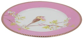 Farfurie din porțelan, Pip Studio, Pink, 21cm, colecția Early Bird