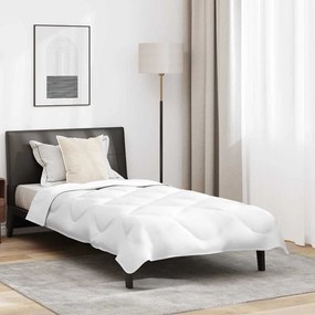 vidaXL Perna cu duvet de vară Altele 2 pcs Alb 135 x 200 cm Microfibră