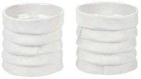 Sfeșnice 2 buc. din porțelan Ribbon – Mette Ditmer Denmark