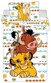Disney Regele Leu Africa set de lenjerie de pat 140×200cm, 70×90 cm
