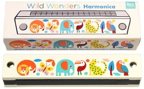Jucărie muzicală Harmonica Wild Wonders – Rex London