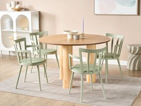 Set 4 buc scaune de sufragerie Morza (verde). 1081539