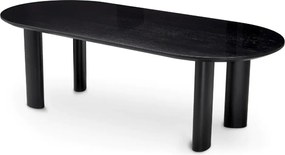 Masa dining moderna design LUX Mogador S negru 244x109cm