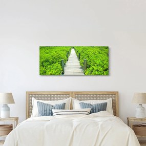 Tablou - poteca din lemn (120x50 cm)