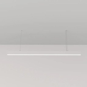 Lustra moderna alba liniara minimalista cu led Maytoni Basis