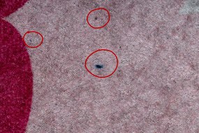 JUNIOR 51855.804 covor lavabil Inorog, nori pentru copii anti-alunecare - roz - SECUNDAR-COTATI PRODUSUL