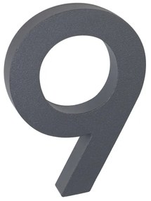 Număr casă 9", RN.100LV, structurat, antracit"