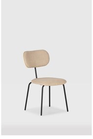 Scaune de dining bej 4 buc. Dash – Marckeric