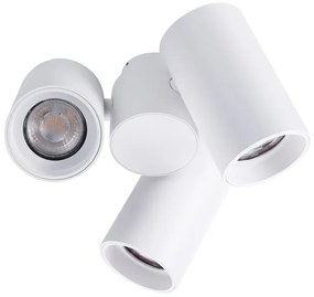 Spot modern directionabil aplicat tavan/plafon MAKALU 3 GU10 alb