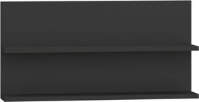 Raft Frazio – 80x15x40 cm – Negru