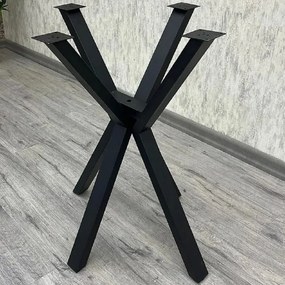 Masa de bucatarie din MDF alb, patrat, texturata, Homs 80x80X75 cm