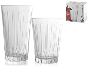 Set 6+6 pahare sticla Nessie 340 ml