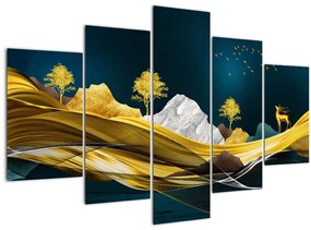 Tablou - Peisaj, cerb (150x105 cm)