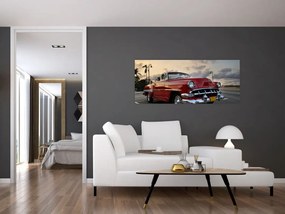 Tablou cu mașina (120x50 cm)