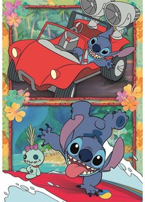 Disney Lilo și Stitch Wild Adventure Puzzle Clementoni cu 104 piese