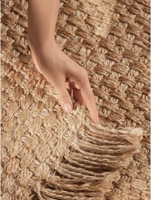 Covor în culoare naturală reversibil/țesut manual din iută 200x300 cm Fjord – Hanse Home