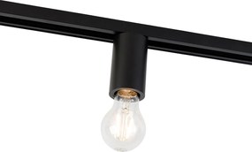 Dulap E27 cu suspensie pe șină pentru șină monofazată neagră - Jeana