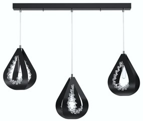 Lustra moderna cu 3 pendule design LUX realizata manual ALMOND XL A