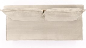 Canapea rozkladana Firioza cu spațiu de depozitare - bej plusz Tilia 03