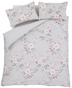 Lenjerie de pat Catherine Lansfield Canterbury Rose, 200 x 200 cm
