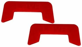 Mânere din silicon LAVA Metal 2 buc, roșu