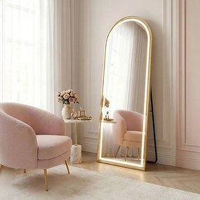 Oglindă LED Orbit 60x170cm Brush Gold