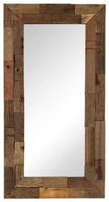 Oglinda, 50 x 110 cm, lemn masiv reciclat 1, 50 x 110 cm
