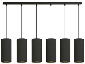 Lustra cu pendule moderne BENTE 6 negru