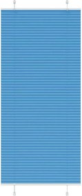 vidaXL Jaluzea plisată Albastru 90x200 cm Lățime țesătură 89,4 cm