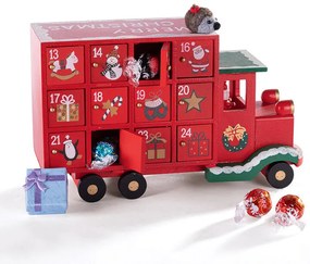Calendar de advent din lemn CAMION