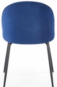 Scaun K314 velvet albastru
