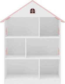 Bibliotecă pentru copii, alb/roz, MAISON TYP 1