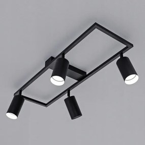Spot 4x GU10/30W/230V, negru