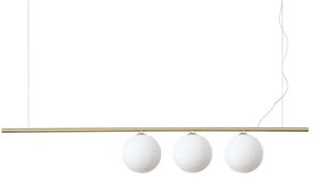 Lustră LED pe cablu Ideal Lux PERLINE 3xG9/3W/230V auriu