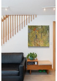 Reproducere tablou Gustav Klimt - Farm Garden With Crucifix, 60 x 60 cm