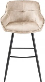 Set 2 scaune de bar Euphoria sampanie