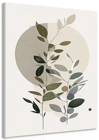Tablou plante minimaliste în stil boho