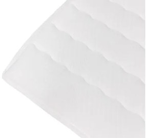 Pat de o persoană 90 cm Jenaks 1 (Bej) (cu somieră și saltea) (cu sp. depozitare) (S). 1103606