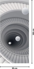 Fototapet pentru ușă - 3D Abstract (95x205cm)