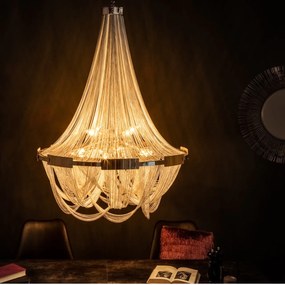 Candelabru elegant design clasic Royal XL 70cm, argintiu