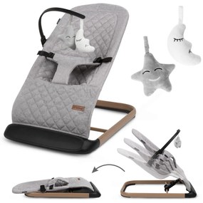 Balansoar pentru copii Kidwell Laro Full - Wooden Grey