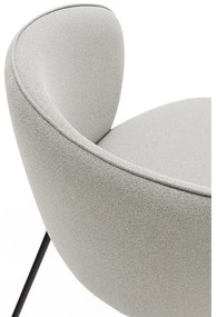 Set de scaune de sufragerie gri deschis 2 buc. tapițat Add – Teulat