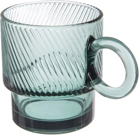 Cană verde din sticlă 310 ml Verde – Orion