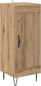 vidaXL Bufet Stejar Artizanal 34,5 x 34 x 90 cm