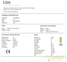 Plafoniera design modern Lios SV-867234