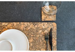 Suporturi de pahare din plută 4 buc. Querco – ZicZac