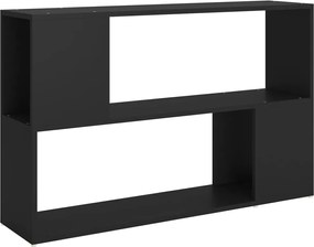 vidaXL Bibliotecă, negru, 100x24x63 cm, PAL