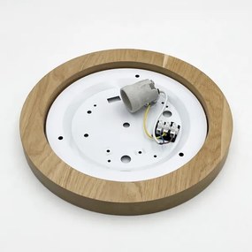 Plafonieră Brilagi BELLADONNA 1xE27/15W/230V d. 30 cm alb/stejar